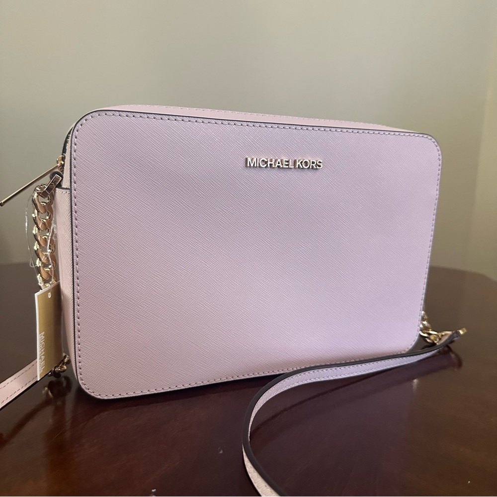 Michael Kors Jet Set Large East West Saffiano Leather Crossbody bag